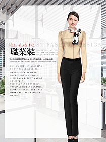 新款女職業(yè)裝長袖襯衫制服設(shè)計圖404