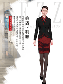 原創制服設計女款酒店大堂制服設計圖1261