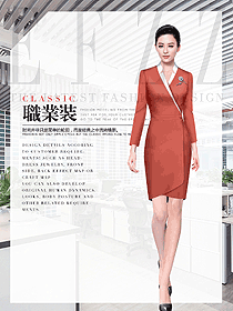 時尚女職業裝夏裝制服設計圖1015