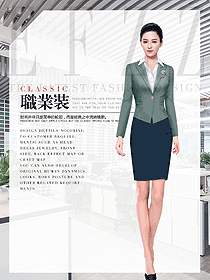 新款女職業(yè)裝夏裝制服設計圖1018