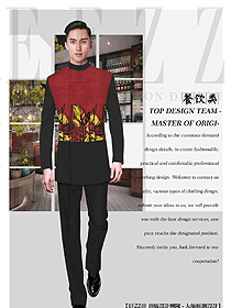 原創設計中餐服務員服裝款式圖2171