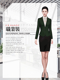 時尚女職業(yè)裝夏裝制服設計圖1035