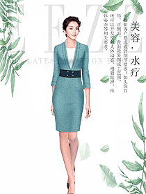 原創(chuàng)設(shè)計(jì)總臺(tái)收銀接待服裝款式圖486