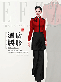 新款女款中餐傳菜員制服設計圖190