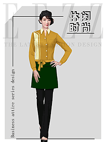 堂餐外賣派送店員制服設計圖422