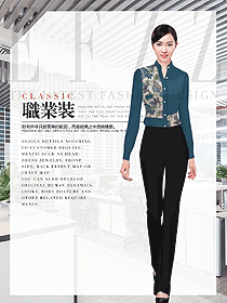 時尚女職業裝長袖襯衫效果圖427