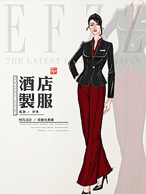 女中餐領(lǐng)班制服設(shè)計(jì)圖195