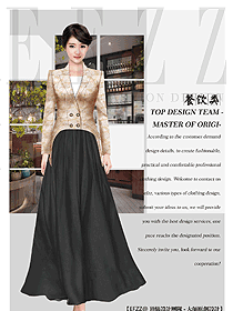 女款西餐咨客服裝款式圖578