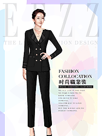 時尚女秋冬職業裝設計圖1866