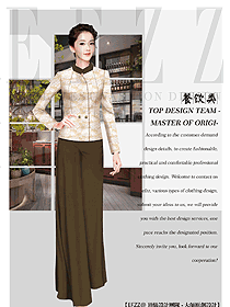 特色主題餐廳員工制服設(shè)計(jì)圖2207