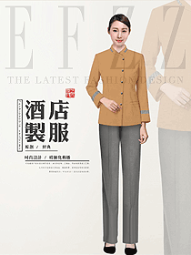 長袖女款清潔員制服設(shè)計(jì)圖283