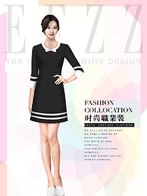 女職業裝夏裝制服設計圖1082
