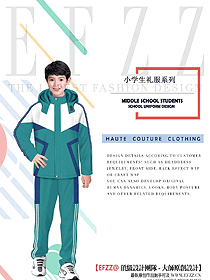 原創設計男款沖鋒衣學生服校服款式圖178