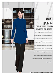 原創(chuàng)設(shè)計客房服務(wù)員服裝設(shè)計圖670