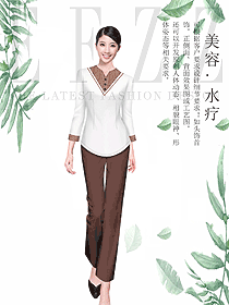 美容養(yǎng)生會所技師制服設(shè)計圖910