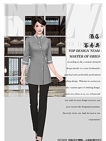 原創設計客房服務員服裝設計圖672
