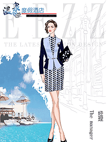 女款酒店經理制服設計圖493