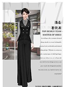女款西餐咨客服裝款式圖582