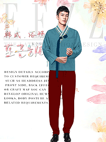 原創(chuàng)設計水療會所咨客服裝設計圖558