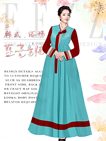 韓式汗蒸咨客制服設計圖566