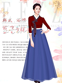 大長今韓式汗蒸咨客服裝設計圖571