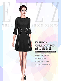 新款夏裝連衣裙制服設(shè)計圖1093