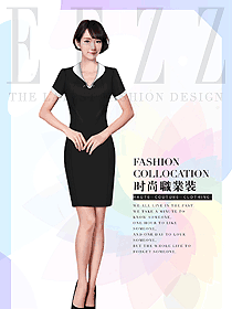 女職業裝夏裝制服設計圖1096