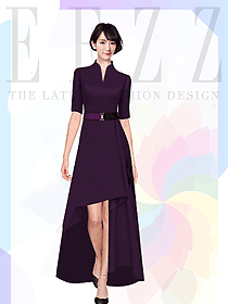 時尚KTV夜總會咨客服裝款式圖342