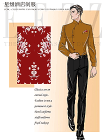新款酒店經理服裝設計圖502