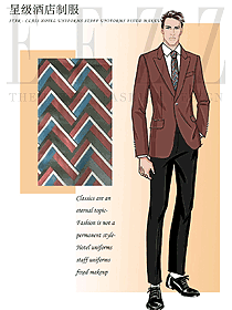 原創設計酒店經理服裝設計圖509