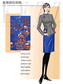 原創(chuàng)手繪酒店經(jīng)理服裝設計圖516