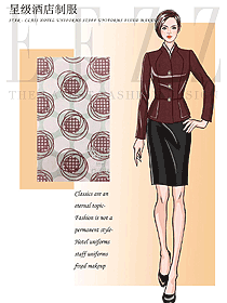 原創制服設計酒店經理服裝設計圖521