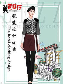 時(shí)尚快餐店員工服裝設(shè)計(jì)圖441