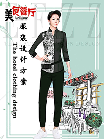 時尚快餐店服裝設計圖449