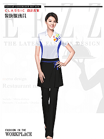 奶茶店員工制服設計圖466