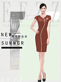 新款女職業(yè)裝夏裝服裝款式圖1133