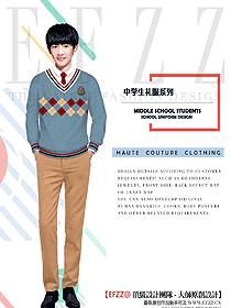 學生服校服設計效果圖213
