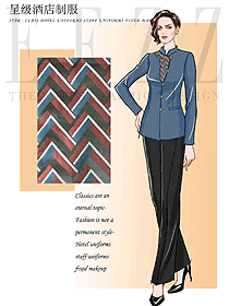 新款中餐服務(wù)員制服設(shè)計(jì)圖2261