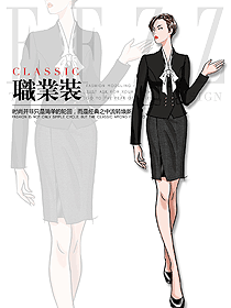 原創設計女秋冬職業裝設計圖1914