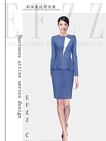 時尚女秋冬職業裝設計圖1933