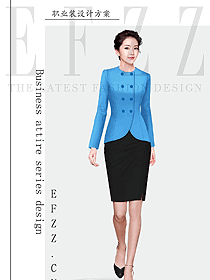 時尚女秋冬職業裝設計圖1945