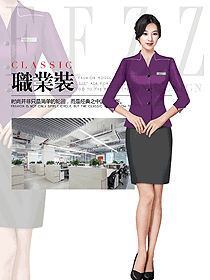 原創設計女秋冬職業裝設計圖1948