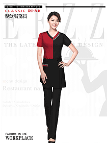 奶茶店員工制服設計圖476