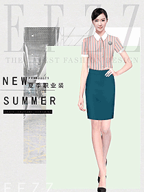 時(shí)尚女職業(yè)裝短袖襯衫設(shè)計(jì)圖402