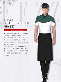 時尚男款廚師制服設計圖535