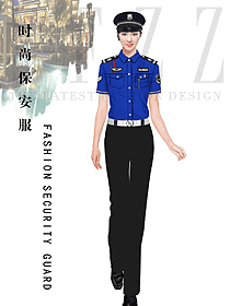 新款短袖保安服款式設(shè)計(jì)圖404