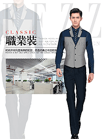 原創(chuàng)設(shè)計男職業(yè)裝馬夾制服設(shè)計圖158