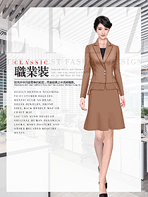 OL通勤裝女秋冬職業裝設計圖1998