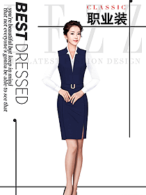 原創設計女秋冬職業裝設計圖2011