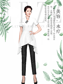 美容水療會所咨客制服設計圖587